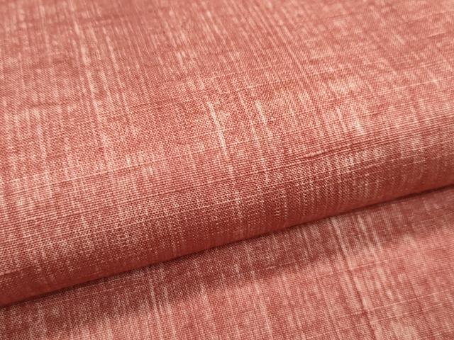 平和屋着物▽極上 竺仙 紬 単衣 赭色 反端付き 逸品 CZAA4430s6