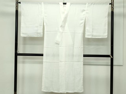 平和屋着物＊極上 夏物 訪問着・長襦袢セット 絽 秋草文 暈し染め 砂色地 逸品 未使用 CZAA4434s6