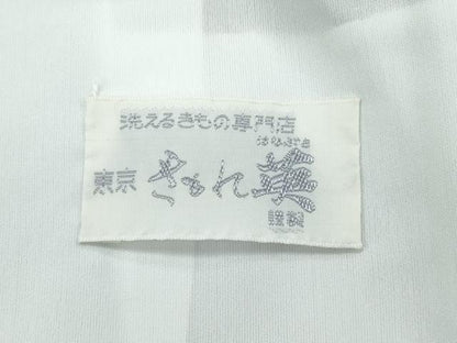 平和屋着物▽極上 洗える最高級着物 ＜英＞はなぶさ謹製 色無地 赤褐色 単衣 逸品 CZAA4436s6