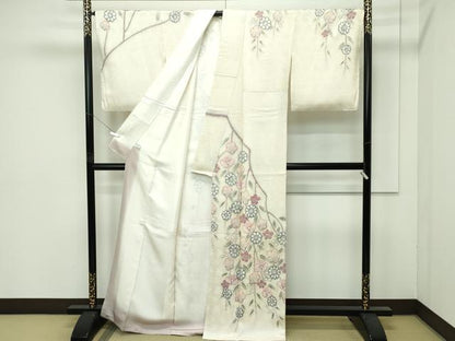 平和屋本店●極上　名門　藤娘きぬたや・総絞り　伊藤卓夫　訪問着　枝垂れ花文　逸品　未使用　CZAA4447s6