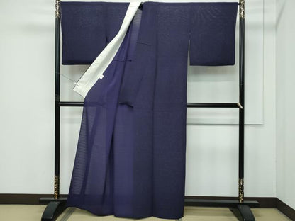 平和屋着物＊極上 夏物 小紋 変わり絽 墨流し文様 ますいわ屋扱い 逸品 CZAA4453s6