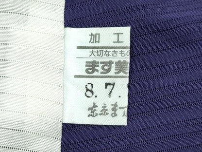 平和屋着物＊極上 夏物 小紋 変わり絽 墨流し文様 ますいわ屋扱い 逸品 CZAA4453s6