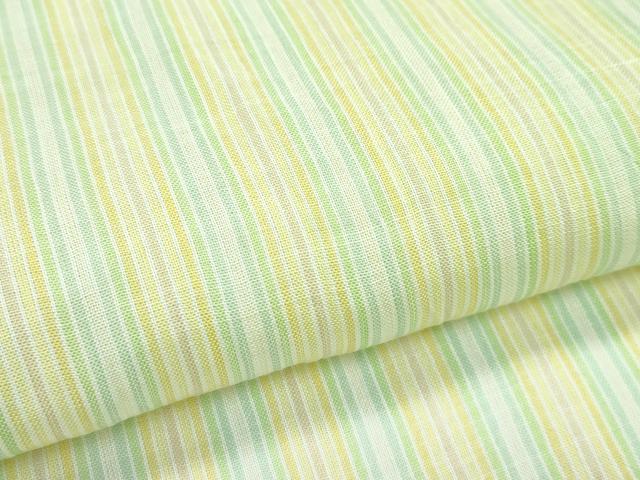 平和屋本店＊極上　夏物　本場小千谷ちぢみ　間道　古新織物謹製　証紙付き　麻　逸品　未使用　CZAA4454s6