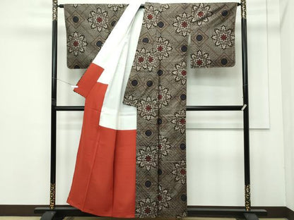 平和屋着物●希少　本場大島紬　龍郷絣　逸品　未使用　CZAA4469s6