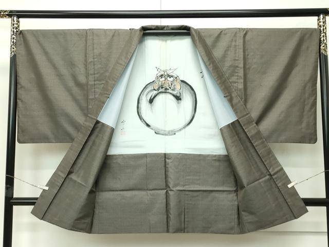 平和屋着物●極上 男性 本場大島紬 アンサンブル 100亀甲 総詰め 逸品 CZAA4475s6