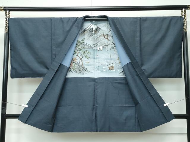 平和屋着物●極上 男性 本場大島紬 アンサンブル 100亀甲 総詰め 逸品 未使用 CZAA4476s6