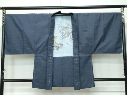 平和屋着物●極上 男性 本場大島紬 アンサンブル 100亀甲 総詰め 逸品 未使用 CZAA4477s6