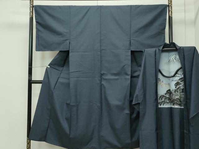平和屋着物○極上 男性 紬 アンサンブル 120亀甲 逸品 未使用 CZAA4489s6