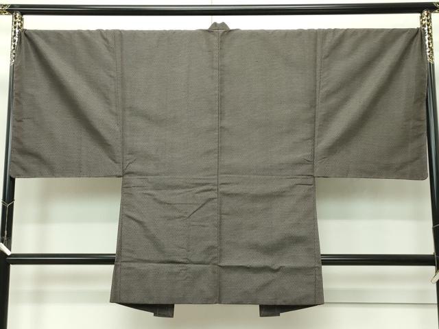 平和屋着物●極上　男性　紬　アンサンブル　キングサイズ　100亀甲　逸品　未使用　CZAA4490s6