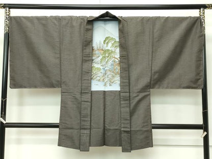 平和屋着物●極上　男性　紬　アンサンブル　キングサイズ　100亀甲　逸品　未使用　CZAA4490s6