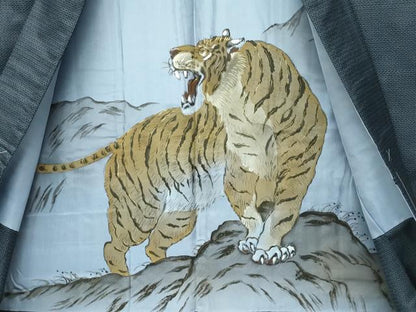 平和屋着物●極上　男性　本場大島紬　アンサンブル　100亀甲　総詰め　逸品　未使用　CZAA4491s6