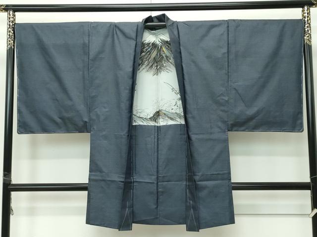 平和屋着物●極上　男性　本場大島紬　アンサンブル　100亀甲　総詰め　反端付き　逸品　未使用　CZAA4493s6