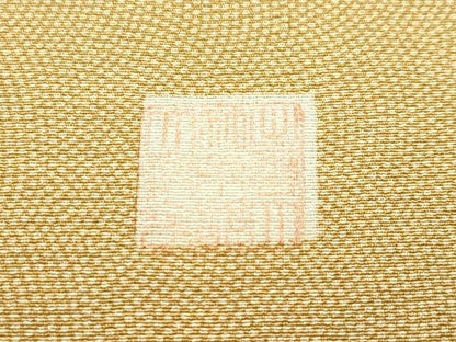 平和屋着物●極上　江戸小紋　作家物　鮫小紋柄　黄橡色地　逸品　未使用　CZAA4496s6
