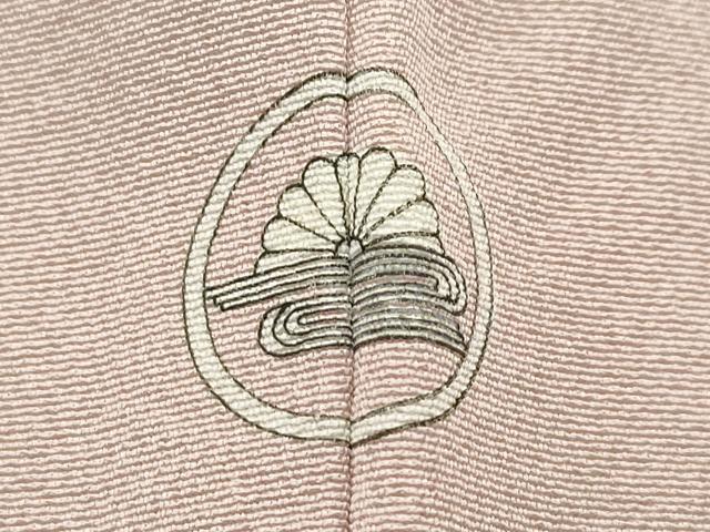 平和屋着物●極上　本加賀友禅作家　金丸充夫　訪問着　花籠文　暈し染め　洗柿色地　逸品　未使用　CZAA4499s6