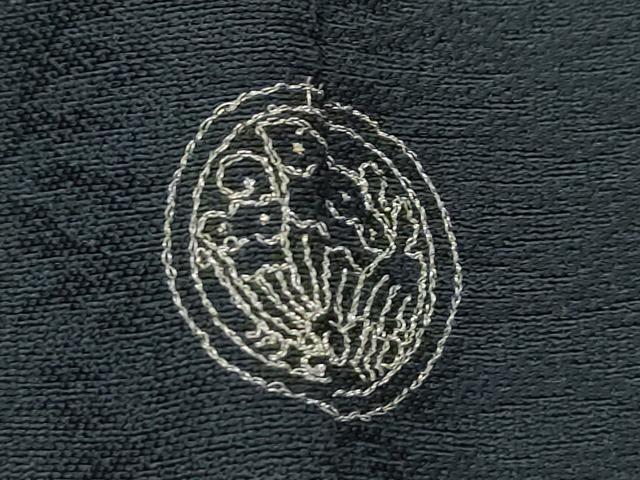 平和屋着物●極上 ファッションデザイナー HIROKO KOSHINO コシノヒロコ  色留袖 霞草木文 暈し染め 金銀彩 濃紺地 逸品 CZAA4501s6