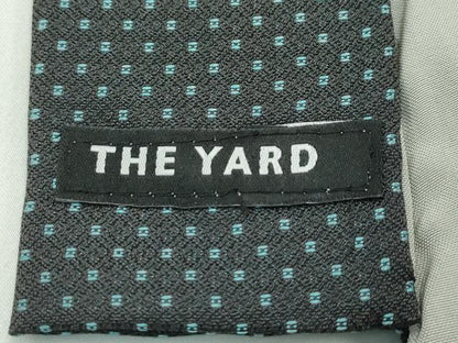 平和屋本店●極上　男性　銀座もとじ　THE YARD　紬　ドット　千歳茶色地　阪急百貨店扱い　たとう紙付き　逸品　CZAA4505s6
