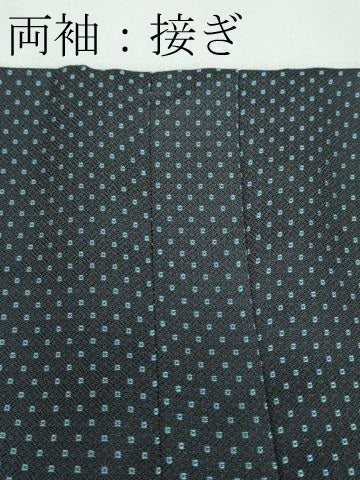 平和屋本店●極上　男性　銀座もとじ　THE YARD　紬　ドット　千歳茶色地　阪急百貨店扱い　たとう紙付き　逸品　CZAA4505s6 平和屋本店○極上 男性 銀座もとじ THE YARD 紬 ドット 千歳茶色地