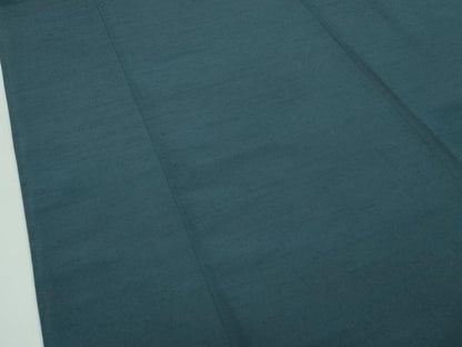 平和屋着物●極上　男性　紬　アンサンブル　キングサイズ　色無地　百入茶色　逸品　CZAA4506s6