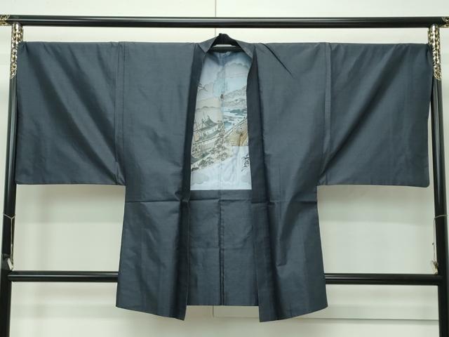 平和屋着物○極上 男性 本場大島紬 アンサンブル 80亀甲 総詰め 逸品