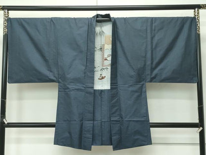 平和屋着物●極上　男性　本場大島紬　アンサンブル　100亀甲　総詰め　逸品　CZAA4509s6
