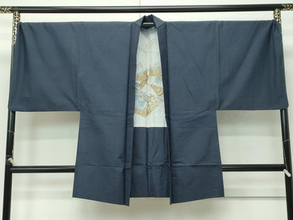 平和屋着物●極上　男性　紬　アンサンブル　キングサイズ　亀甲柄　逸品　CZAA4513s6
