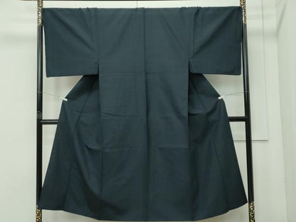 平和屋着物●極上　男性　紬　アンサンブル　色無地　百入茶色　逸品　CZAA4514s6