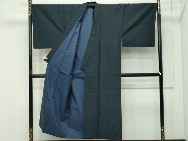 平和屋着物●極上　男性　紬　アンサンブル　色無地　百入茶色　逸品　CZAA4514s6