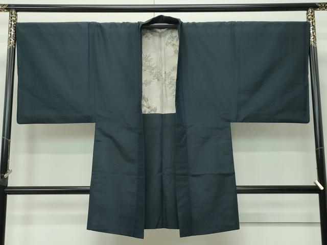 平和屋着物●極上　男性　紬　アンサンブル　色無地　百入茶色　逸品　CZAA4514s6