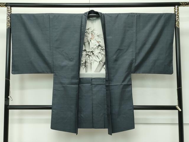 平和屋着物●極上　男性　本場大島紬　アンサンブル　100亀甲　総詰め　反端付き　逸品　CZAA4515s6