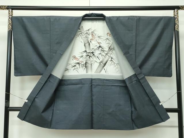 平和屋着物●極上　男性　本場大島紬　アンサンブル　100亀甲　総詰め　反端付き　逸品　CZAA4515s6