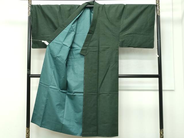 平和屋着物●極上　男性　紬　アンサンブル　キングサイズ　色無地　仙斎茶色　やまと誂製　逸品　未使用　CZAA4519s6