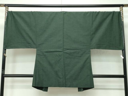 平和屋着物●極上　男性　紬　アンサンブル　キングサイズ　色無地　仙斎茶色　やまと誂製　逸品　未使用　CZAA4519s6
