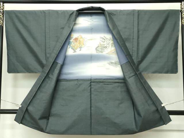 平和屋着物●極上　男性　本場大島紬　アンサンブル　絣文様　株式会社大山謹製　証紙付き　逸品　未使用　CZAA4520s6