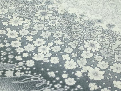 平和屋着物●極上　訪問着　絞り　霞飛鳥花文　逸品　未使用　CZAA4524s6