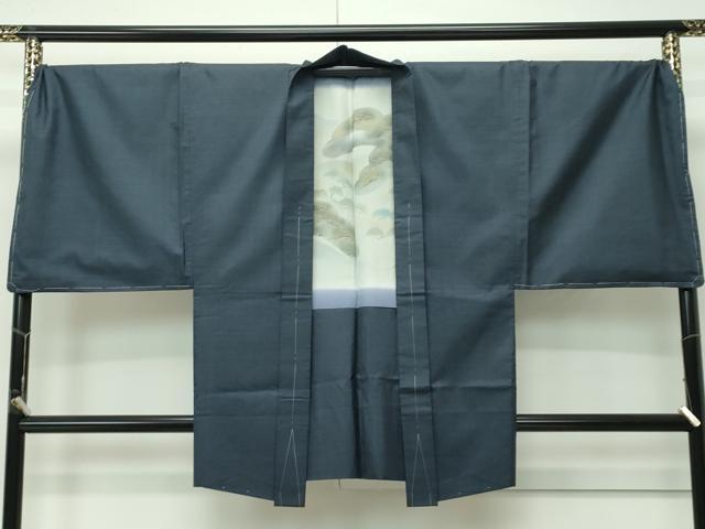 平和屋着物●極上　男性　本場大島紬　アンサンブル　キングサイズ　100亀甲　総詰め　逸品　未使用　CZAA4528s6