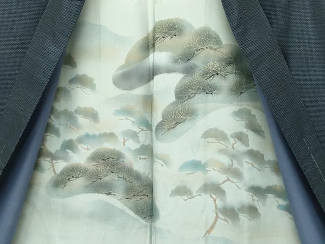 平和屋着物●極上　男性　本場大島紬　アンサンブル　キングサイズ　100亀甲　総詰め　逸品　未使用　CZAA4528s6