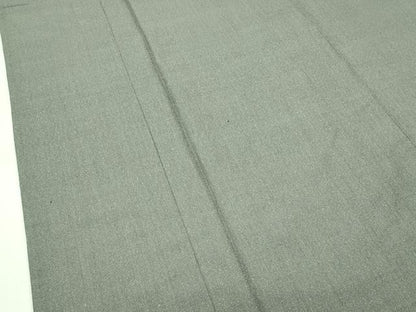 平和屋着物▽極上 男性 薩摩結城 アンサンブル キングサイズ 単衣 色無地 岩井茶色 証紙付き 逸品 未使用 CZAA4529s6