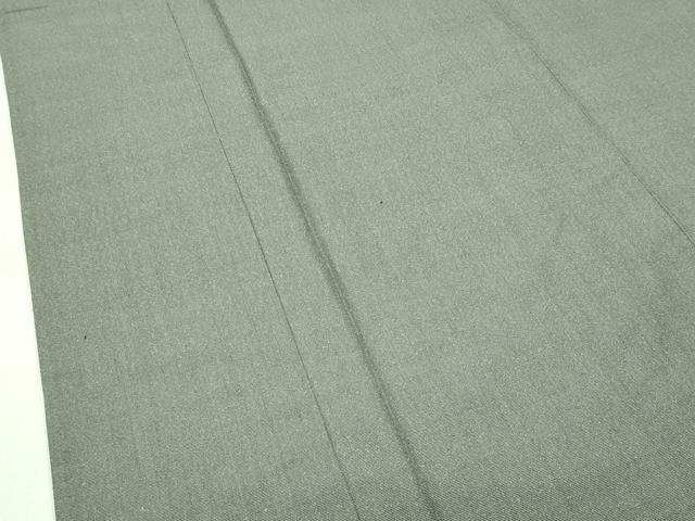 平和屋着物▽極上 男性 薩摩結城 アンサンブル キングサイズ 単衣 色無地 岩井茶色 証紙付き 逸品 未使用 CZAA4529s6