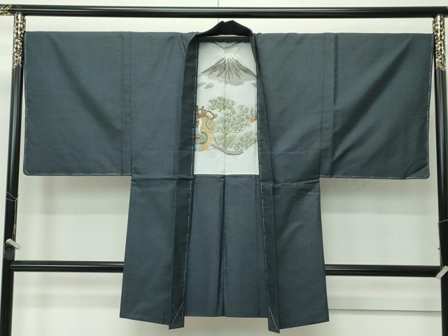平和屋着物○極上 男性 本場大島紬 アンサンブル 100亀甲 総詰め 逸品
