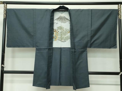 平和屋着物●極上　男性　本場大島紬　アンサンブル　100亀甲　総詰め　逸品　未使用　CZAA4530s6