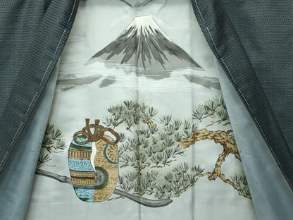 平和屋着物●極上　男性　本場大島紬　アンサンブル　100亀甲　総詰め　逸品　未使用　CZAA4530s6