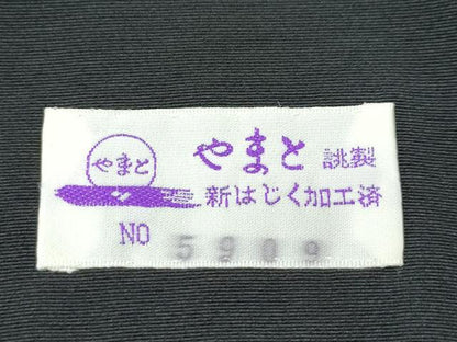 平和屋本店●極上 世界的ファッションデザイナー 山本寛斎 kansaiブランド 訪問着 刺繍 黒地 金彩 やまと誂製 逸品 未使用 CZAA4532s6
