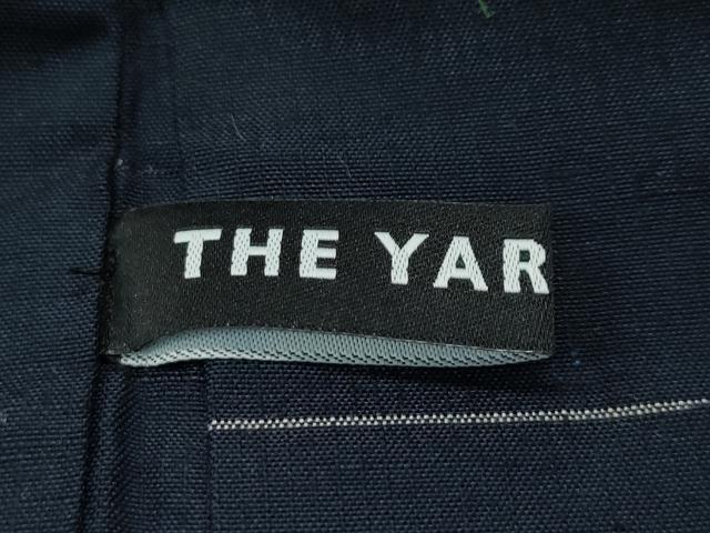 平和屋着物＃極上　男性　THE YARD　長羽織　キングサイズ　紬地　霞文　濃紺地　逸品　未使用　CZAA4535s6