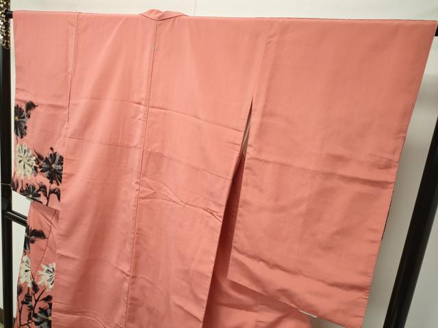 平和屋着物●極上　アンティーク　大正ロマン　訪問着　菊　金糸　そひ色地　逸品　CZAA4555s6
