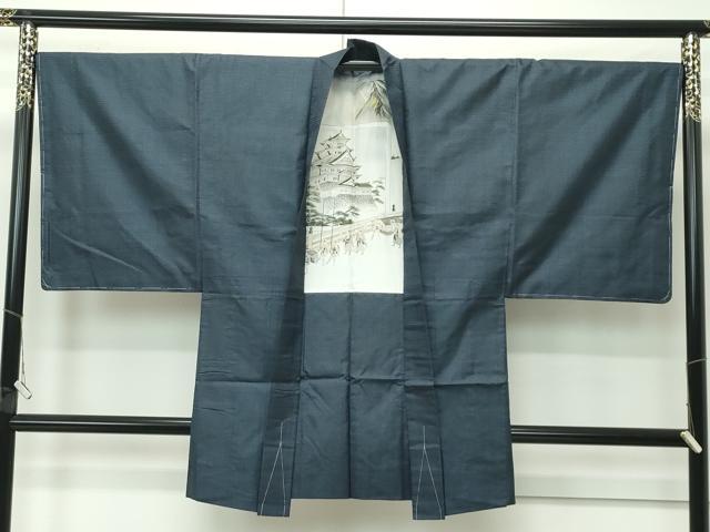 平和屋着物●極上　男性　本場大島紬　100亀甲　総詰め　逸品　未使用　CZAA4556s6