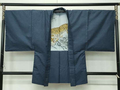 平和屋着物●極上　男性　本場大島紬　アンサンブル　100亀甲　総詰め　百目　泉のり子作　証紙付き　逸品　未使用　CZAA4557s6