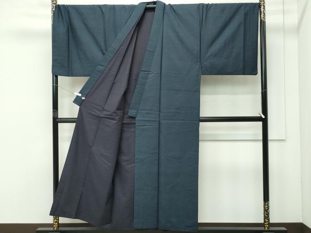平和屋着物○極上 男性 本場大島紬 アンサンブル キングサイズ 100亀甲