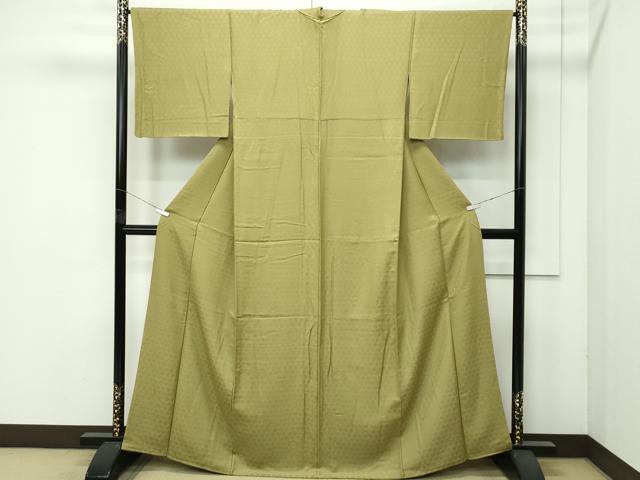 平和屋着物●極上　色無地　梅幸茶色　八掛：シルクロード　逸品　CZAA4561s6