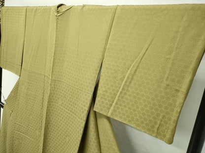 平和屋着物●極上　色無地　梅幸茶色　八掛：シルクロード　逸品　CZAA4561s6