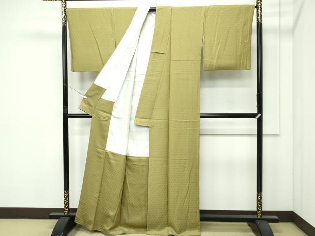 平和屋着物●極上　色無地　梅幸茶色　八掛：シルクロード　逸品　CZAA4561s6